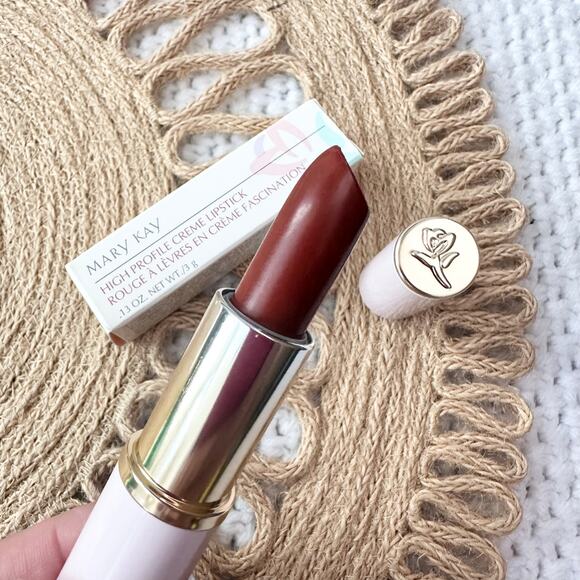 Mary Kay High Profile Creme Lipstick 4610 Caramel NIB Shade Discontinued - Picture 2 of 4